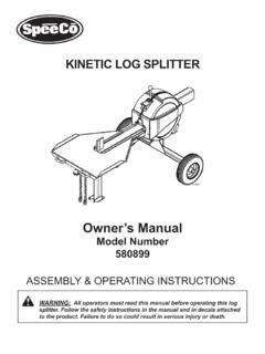 Speeco S24045000 : Owner's manual 